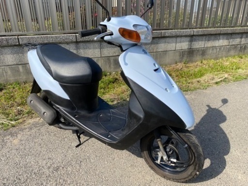 ☆レッツ2.快速2ストモデル☆タイヤ・プラグなど新品交換で快調！！珍しい水色ボディ☆50cc原付スクーター☆