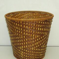 stp-1782　カゴ　ナチュラル　ラタン　バスケット　茶　ドラ...