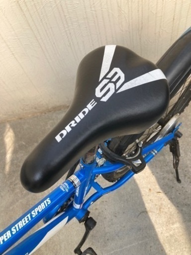 子供自転車　22インチ　ブルー