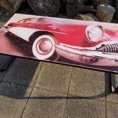 ガラス天板　ローテーブル