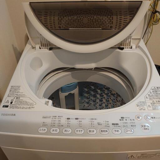 【受け渡しの方決まりました】洗濯機　東芝