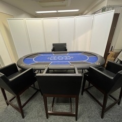 ポーカーテーブル　椅子セット