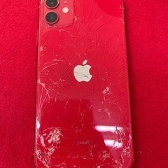 【ジャンク】iPhone11 128GB レッド 部品取り 背面...