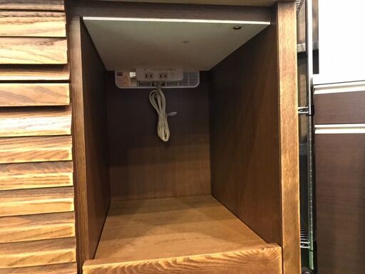 【愛品館八千代店】河口家具製作所　スライド扉キッチンボード