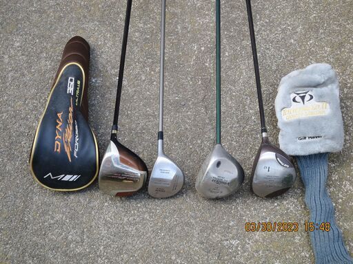 中古ゴルフクラブウッド５本