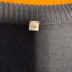 学生服【セーター】サイズ170の画像