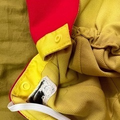 幼稚園 保育園 カラー帽子 赤　 裏は黄色　②の画像