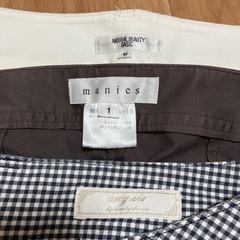クロップドパンツ 3点セット S〜Mの画像