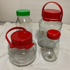 果実酒、梅干し瓶