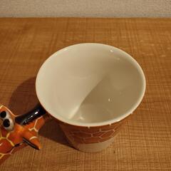 動物マグカップ（キリン）の画像