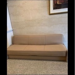 サータのソファベッド（収納付き）