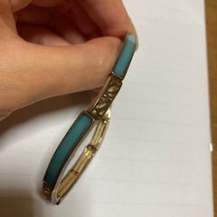ターコイズブルー　ブレスレットの画像