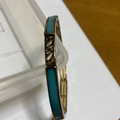 ターコイズブルー　ブレスレットの画像