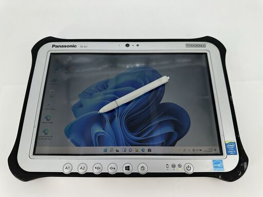送料無料 訳あり 10.1型 タブレット Panasonic TOUGHPAD FZ-G1FABZZCJ 中古 第4世代Core i5 4GB 高速SSD 無線 Bluetooth カメラ Win11 Office