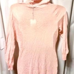 新品　moussy　マウジー　パーカー フード付 薄手カットソー　サイズ2 Mサイズ相当の画像