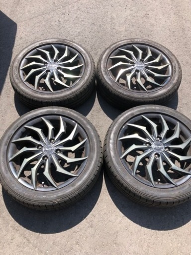 【取引完了】【値下げ】『軽自動車用』165/55-15 ダンロップ8部山タイヤ付き