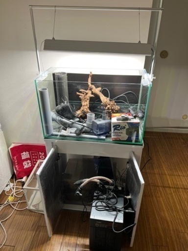 60センチオーバーフロー水槽　引き取り