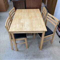 ダイニングセット　No.6289　イス4脚付き　DTピコ/TABLE　関家具　【リサイクルショップどりーむ荒田店】