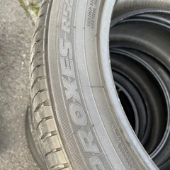 215/50R18 タイヤ4本　残り山約6〜6.4mm バリ山の画像