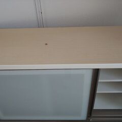 ニトリ　キッチンボード　アルミナ２　140KB  WHの画像