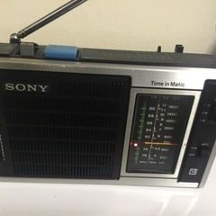 Time in Matic ソニー　短波ラジオ動作確認済み状態綺麗の画像