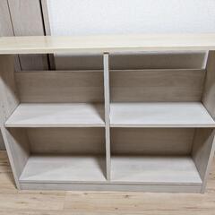 本棚 ホワイトの画像