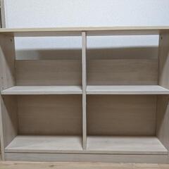 本棚 ホワイトの画像