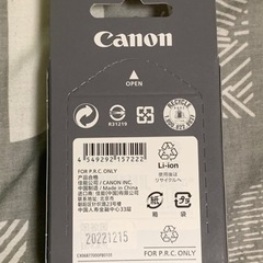 新品Canon純正　LP-E6NHの画像