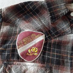 チェック柄シャツ(茶)の画像