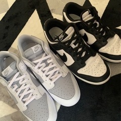 NIKE DUNK Low グレーホワイト パンダレトロ 