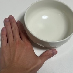 茶碗　白磁　無印良品の画像