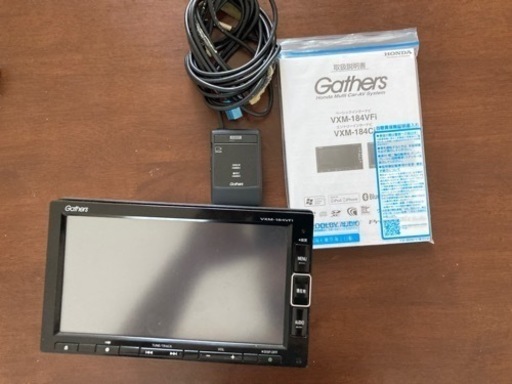 ホンダ純正ナビ　ギャザズ184vif 連動ドラレコ付き