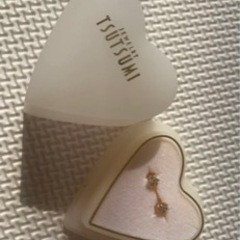 【TSUTSUMI】K18 イエローゴールドダイヤモンドピアス