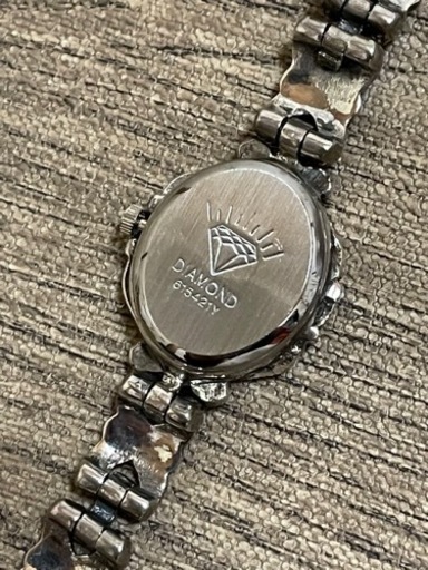 [美品/シルバー925製] Diamond 腕時計 ヴィンテージ/ゴシック/稼働品