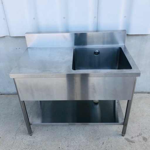 シンク 作業台 ステンレス製 店舗用 業務用 厨房用 H780×W1040×D600ｍｍ