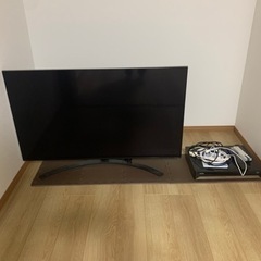液晶テレビ　LG49型　4k レコーダー付き