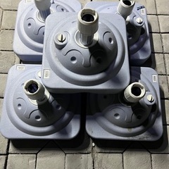 中古▶︎ のぼり旗用注水式スタンド　5個