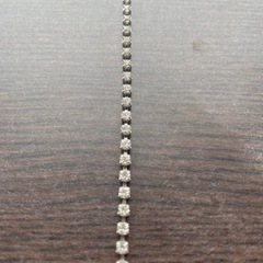ラインストーン　キラキラ　ジルコニア　ピアス　14.5cm