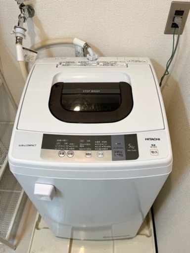 日立　洗濯機　5L