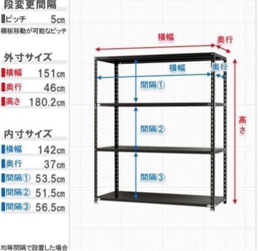 取引先決まりました★大型スチールラック【シェルフ】