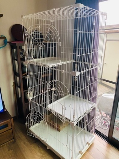 猫用ケージ（未使用）アイリスオーヤマ　3段