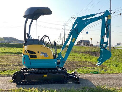 【H-0060】クボタ U-17 ユンボバックホー 1.7tクラス ミニ油圧ショベル 4wayマルチ 倍速 ブレーカー配管 往復配管 ボーダレス可変脚