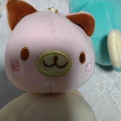 ネコのぬいぐるみマスコットの画像