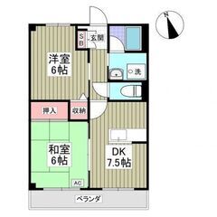 🌻🌻30(2DK)初期費用8万円パック・フリーレント1ヶ月😁👌審...