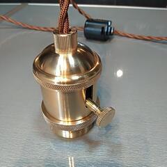 【新品】真鍮ペンダントライトの画像