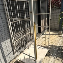 カゴ台車　コンテナ　折り畳み　スチール製の画像