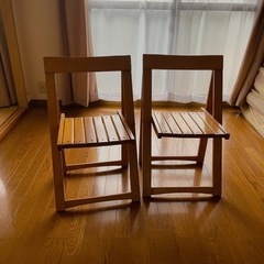 【受け渡し者決まりました】折りたたみイス