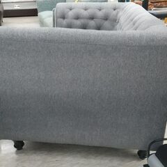 2人掛けソファー グレー ファブリック