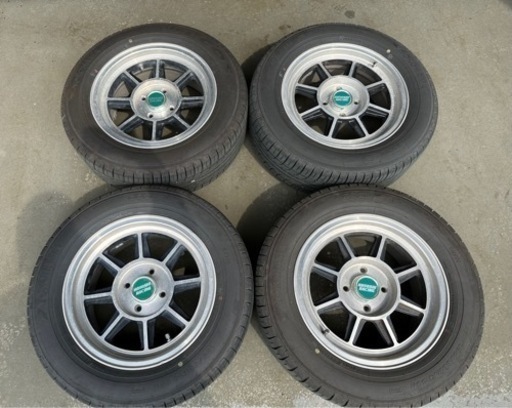No.740 HAYASHI RACING ハヤシレーシング 195/60R14 86H 14インチホイール 6JJ-14 25 4本セット