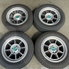 No.740 HAYASHI RACING ハヤシレーシング 195/60R14 86H 14インチホイール 6JJ-14 25 4本セット